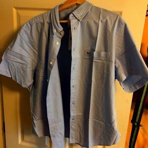 LACOSTE MEN SHORT SLEEVES OXFORD SHIRT (2XL)